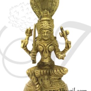 4'' Goddess Mariamman Brass idol