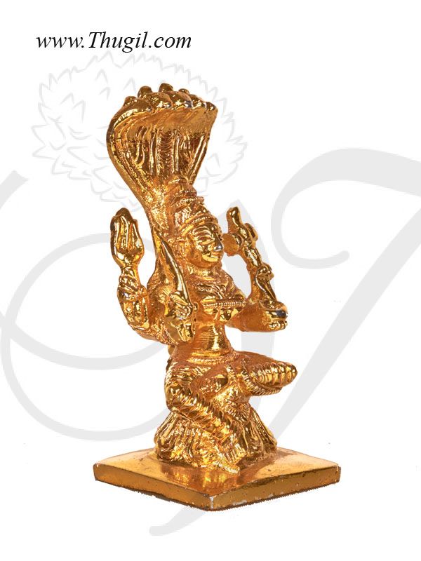 3.3'' Goddess Mariamman Brass idol
