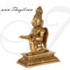 6" Indian Lord Garudalwar Brass Decorative Statue.