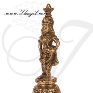 6" Lord Krishna Brass Statue