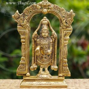 Brass Statue Of Lord Venkateswara - Balaji Buy Now 8"