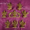 Ashtalakshmi brass set of 8 Ashta Lakshmi Statues Buy Now 4"