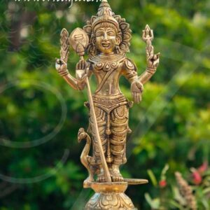 Lord Murugar Karthikeya Brass Statue Buy Now 12"
