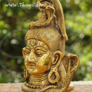 Brass Lord Shiva Head Statue And Sculptures Buy Now 7"
