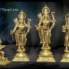 Rama Sita Lakshmana and Hanuman Brass Idol Buy Now 12" (1 feet)