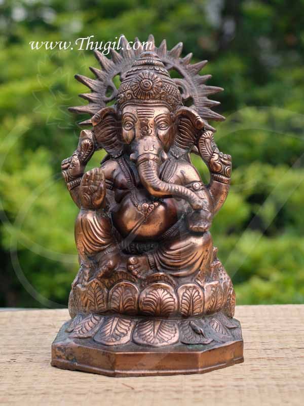 Lord Ganesha Ganesh Statue Oxidized Metal Buy Now 15 inches