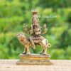 Brass Idol Goddess Narashimhika Pratyangira Devi Statue 6 inches