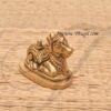 Brass Nandi Statue India Bull for Lord Shiva Buy Now 1.8 inches