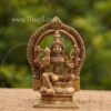 Kamakshi Amman Brass Goddess Kanchi Devi Statue 6 inches