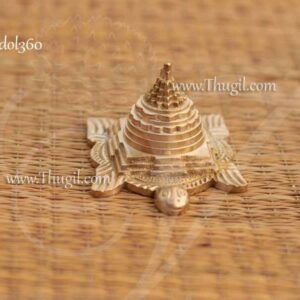 Brass Statue of Tortoise Meru Shree Yantra Buy Now 2.5"