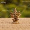 Kamakshi Amman Brass Goddess Kanchi Devi Statue 3 inches