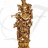 Krishna Brass Idol Standing Statue 29 inches