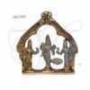 Murugan Valli Deivanai Brass Statue Idols 4 inches