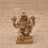 Lord Lakshmi Narasimhar Narasimha with Lakshmi Brass Idol 3 inches