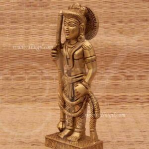 Udupi Krishna Brass Statue Morthy Unique Idol 6.5 inches inches