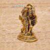 Five Faces Panchamuga Hanuman Brass Statue 2.5 inches