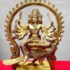 Aarumugam Murugan on Peacock Brass Idol Statue 18 inches