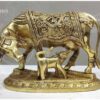Brass Kamadhenu The Wish Fulfilling Cow 5 inches