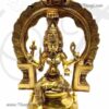 Karumari Brass Idol of Goddess Mariamman Statue Karumaiamman 12 Inches