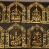 Brass Ashtalakshmi Statue Set of 8 Idols 9 Inches