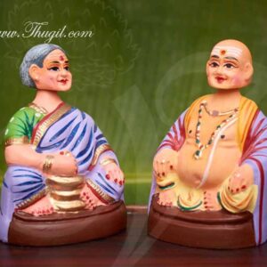 Thanjavur Traditional Dolls Thalaiyatti Bommai Chettiyar Dancing Doll Buy Online