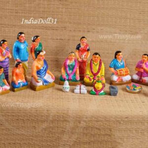 Indian Wedding Gollu Set Golu Doll Bommai Marriage Navarathatri Buy Online 22 pieces