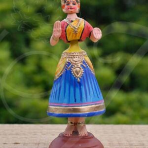 10 inches Thanjavur Thalaiyatti Bommai Tanjore Dancing Doll