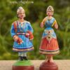 Traditional Thanjavur Thalaiyatti Bommai Tanjore Raja Rani Dancing Doll Buy Now 13"