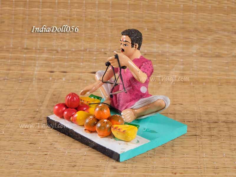 Fruits Selling Golu Doll Bommai Navarathatri Buy Online 5 inches