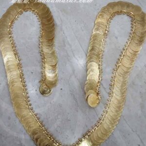 5 feet Coin Necklace Kasumalai Kasumala Long Lakshmi Necklace Kuchipudi Jewelry