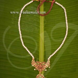 Long Pearl Kemp Necklace Temple Jewellery Buy Now