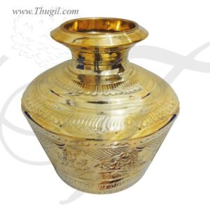 7.5" Brass Ashtalakshmi Kudam Kalasham Buy Now
