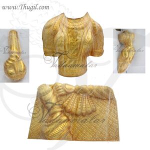 2 feet Gold Plated Temple Kavasam for Amman Devi shop online