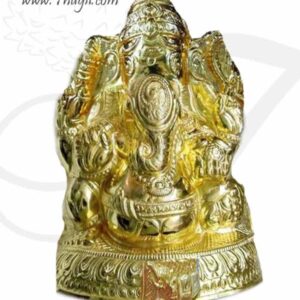 Gold Plated Kavasam for Ganesha Vinayagar Pillayar Kavacham Buy Now 12"
