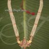 Kemp Haaram Temple Jewellery with Pearl 4 lines MuthuMalai Dance wear