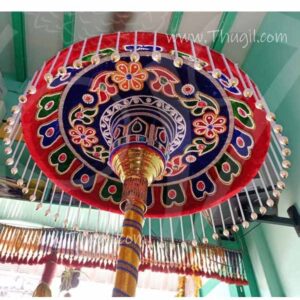 Mutthu Umbrella for Temple Kovil Kodai for Hindu God And Goddess 2 Feet