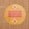 Nilaivasal Sivan Pattai Sticker Kolam Mugalu 6.8 inches 4 Pieces