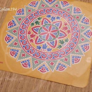 Kolams Rangoli Designs Stickers Buy Online 9.5 inches