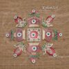 Kalasam Design Arrangeable Kolam Colourful Rangoli 7 pieces