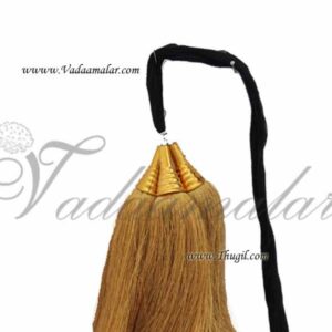 2 pieces Kunjalam with gold hangings Paranda