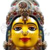 8" Goddess Lakshmi Mask Vara Laksmi Face with Decorations