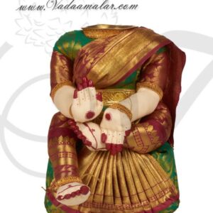 18" Goddess Lakshmi VaraLaksmi Idol for Pooja Vratam Doll with Decorations