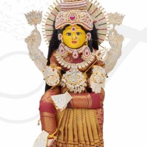 20 inches Goddess Lakshmi VaraLaksmi for Pooja Vratam Amma with Decorations Buy