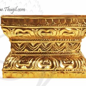 Gold Plated Brass Peedam Alangaram for Temples Buy Now 6"
