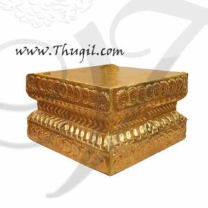 Brass Pedestal Manai Gold Plated Buy Online 7 inches