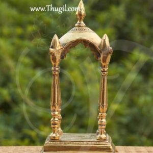 Brass Pooja Mandapam Manai For Idols Stand and Statues Buy Now 11"