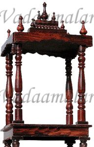 30" Height wooden pooja mandir made of teak wood
