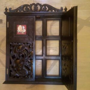 pooja mandir mandap wall mount teak wood wooden Buy Now