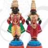 16 inches Krishna Panduranga Ratha dolls In Paper Mache Buy Online