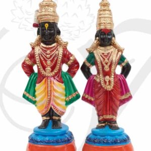 16 inches Krishna Panduranga Ratha dolls In Paper Mache Buy Online